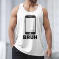 Texted First Bruh Seen Message Valentine's Day Humor Raglan Baseball Tee Men Tank Top