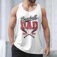 Vintage Baseball Dad Daddy Father's Day Baseball Players Men Tank Top