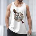 Vintage Father's Day 1 Baseball Dad Baseball Lovers Players Men Tank Top Vintage Father's Day 1 Baseball Dad Baseball Lovers Players Men Tank Top