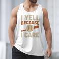 I Yell Because I Care Baseball Dad Coach Father's Day Premium Tri-Blend Men Tank Top I Yell Because I Care Baseball Dad Coach Father's Day Premium Tri-Blend Men Tank Top