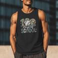 100 Days Of School Baseball Camo Camo Cap Boy School Men Tank Top