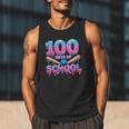 100 Days Of School Baseball Dripping Ice Cream 100th Day Men Tank Top 100 Days Of School Baseball Dripping Ice Cream 100th Day Men Tank Top