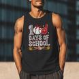 100 Days Of School Cute Bow Baseball Boy Girl Teacher Men Tank Top