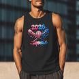 2026 American Flag Baseball Ice Cream Drip Bats Boys Men Tank Top