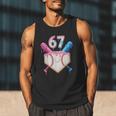 6 7 Baseball Dripping Six Seven Gen Alpha Slang Men Tank Top