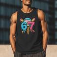 67 Baseball Ice Cream Drip Player Men Tank Top