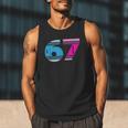 67 Crayon Cool Baseball Crayon 6 7 67 Men Tank Top