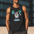 67 Meme Six Seven 6 7 Meme Dab Baseball Ice Cream Drip Men Tank Top