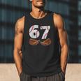 67 Trend Baseball Glove Number Style Men Tank Top