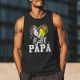 Ball Papa Softball Baseball Dad Fathers Day Men Tank Top