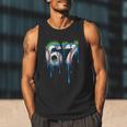 Baseball 67 Six Seven Gen Alpha Meme Blue Drip Boys Men Tank Top Baseball 67 Six Seven Gen Alpha Meme Blue Drip Boys Men Tank Top
