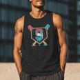 Baseball 9 Year Old Ice Cream Drip 9th Birthday Boys Player Men Tank Top