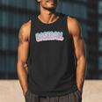 Baseball Bubble Letter Men Tank Top Baseball Bubble Letter Men Tank Top