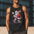 Baseball Christmas Santa Claus Batter Baseball Drip Men Tank Top
