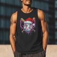 Baseball Christmas Santa Hat Baseball Christmas Drip Men Tank Top