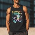 Baseball Dad Cool Fathers Day Coach Player Daddy Papa Men Men Tank Top