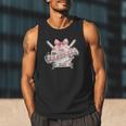 Baseball Dad With Coquette Cute Bow Sport Season Men Tank Top