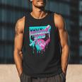 Baseball Dad Home Plate Ice Cream Drip Father's Day Men Tank Top