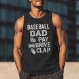 Baseball Dad Pay Drive Clap Dad Duties Fathers Day Men Tank Top