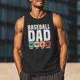 Baseball Dad Proud Little Slugger Father Humor Men Tank Top