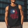 Baseball Dad USA American Flag 4th Of July Men Tank Top Baseball Dad USA American Flag 4th Of July Men Tank Top