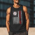Baseball Dad USA American Flag Men Daddy Fathers Day Men Tank Top Baseball Dad USA American Flag Men Daddy Fathers Day Men Tank Top