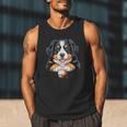 Baseball Dog Men & Women Men Tank Top