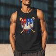 Baseball Drip American Flag Home Plate 4th Of July Patriotic Men Tank Top Baseball Drip American Flag Home Plate 4th Of July Patriotic Men Tank Top