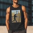 Baseball Drip Boys Dripping Ice Cream Baseball American Flag Men Tank Top