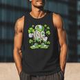 Baseball Drip Ice Cream Shamrock Irish St Patricks Men Men Tank Top