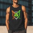 Baseball Drip Ice Cream St Patricks Day Shamrock Men Tank Top