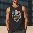 Baseball Drip Icecream Men Tank Top