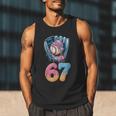 Baseball Drip Number 67 Player 67th Birthday Ice Cream 67 Men Tank Top Baseball Drip Number 67 Player 67th Birthday Ice Cream 67 Men Tank Top