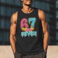 Baseball Drip Number 67 Player Trendy 6 7 Meme Men Tank Top Baseball Drip Number 67 Player Trendy 6 7 Meme Men Tank Top
