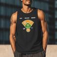 Baseball Father's Day Joke Vintage Baseball Dad Men Tank Top