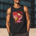 Baseball Heart Valentine Baseball Ice Cream Drip Boys Girls Men Tank Top Baseball Heart Valentine Baseball Ice Cream Drip Boys Girls Men Tank Top