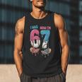 Baseball Ice Cream I Was 6 Now I'm 7 67 Birthday Boy Men Tank Top Baseball Ice Cream I Was 6 Now I'm 7 67 Birthday Boy Men Tank Top