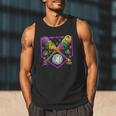 Baseball Ice Cream Drip Boys Mardi Gras Carnival Party Mask Men Tank Top Baseball Ice Cream Drip Boys Mardi Gras Carnival Party Mask Men Tank Top