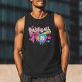 Baseball Ice Cream Drip Coquette Women Girls Mom Mama Men Tank Top