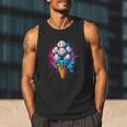 Baseball Ice Cream Drip Baseball Dad Sports Fan Youth Boys Men Tank Top