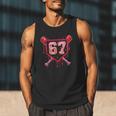 Baseball Ice Cream Drip Number 67 Meme Valentine Couple Love Men Tank Top