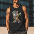 Baseball Ice Cream Dripping Dabbing Baseball Drip Men Tank Top Baseball Ice Cream Dripping Dabbing Baseball Drip Men Tank Top