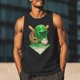 Baseball Life Style Ice Cream Drip Green Men Tank Top Baseball Life Style Ice Cream Drip Green Men Tank Top
