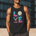 Baseball Love Drip Ice Cream Colorful Baseball Men Tank Top