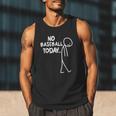 Baseball Lover Sad Stick No Baseball Today Men Tank Top