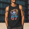 Baseball Player 67 Number 67th Sports Ice Cream Drip Men Tank Top