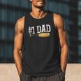 Baseball Player Dad Papa Number One Baseball Dad Fathers Day Men Tank Top