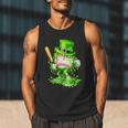 Baseball Player Ice Cream Drip Shamrocks St Patrick's Day Men Tank Top Baseball Player Ice Cream Drip Shamrocks St Patrick's Day Men Tank Top