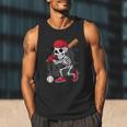 Baseball Skeleton Halloween Playing Men Tank Top Baseball Skeleton Halloween Playing Men Tank Top