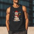 Baseball Snowman Merry Christmas Holiday Sports Xmas Pajamas Men Tank Top Baseball Snowman Merry Christmas Holiday Sports Xmas Pajamas Men Tank Top